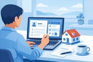 住信SBIネット銀行の住宅ローン審査をネットで申し込むイメージ