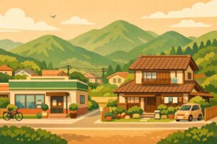 地域の信用金庫で住宅ローンを利用するイメージ