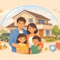 団信で住まいと家族を守るイメージ