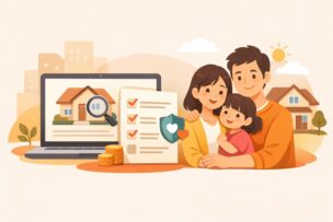 ソニー銀行の住宅ローン審査をイメージしたイラスト