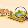 住宅ローン審査で物件の担保評価を確認するイメージ