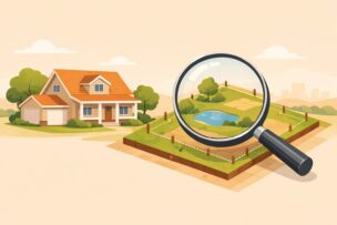 住宅ローン審査で物件の担保評価を確認するイメージ