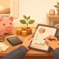 iDeCoで老後資金を積み立てるイメージ