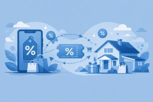 スマホと住宅ローンの金利優遇割のイメージ