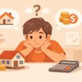 住宅ローンの予算を考える人のイメージ