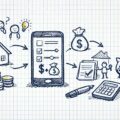 スマホで住宅ローンの条件を確認するイメージ