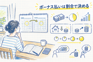 住宅ローンのボーナス返済月をカレンダーで確認するイメージ