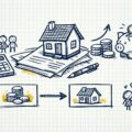 住宅ローンの保証会社と保証料のイメージ