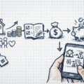 スマートフォンで住宅ローンの申込内容を確認するイメージ